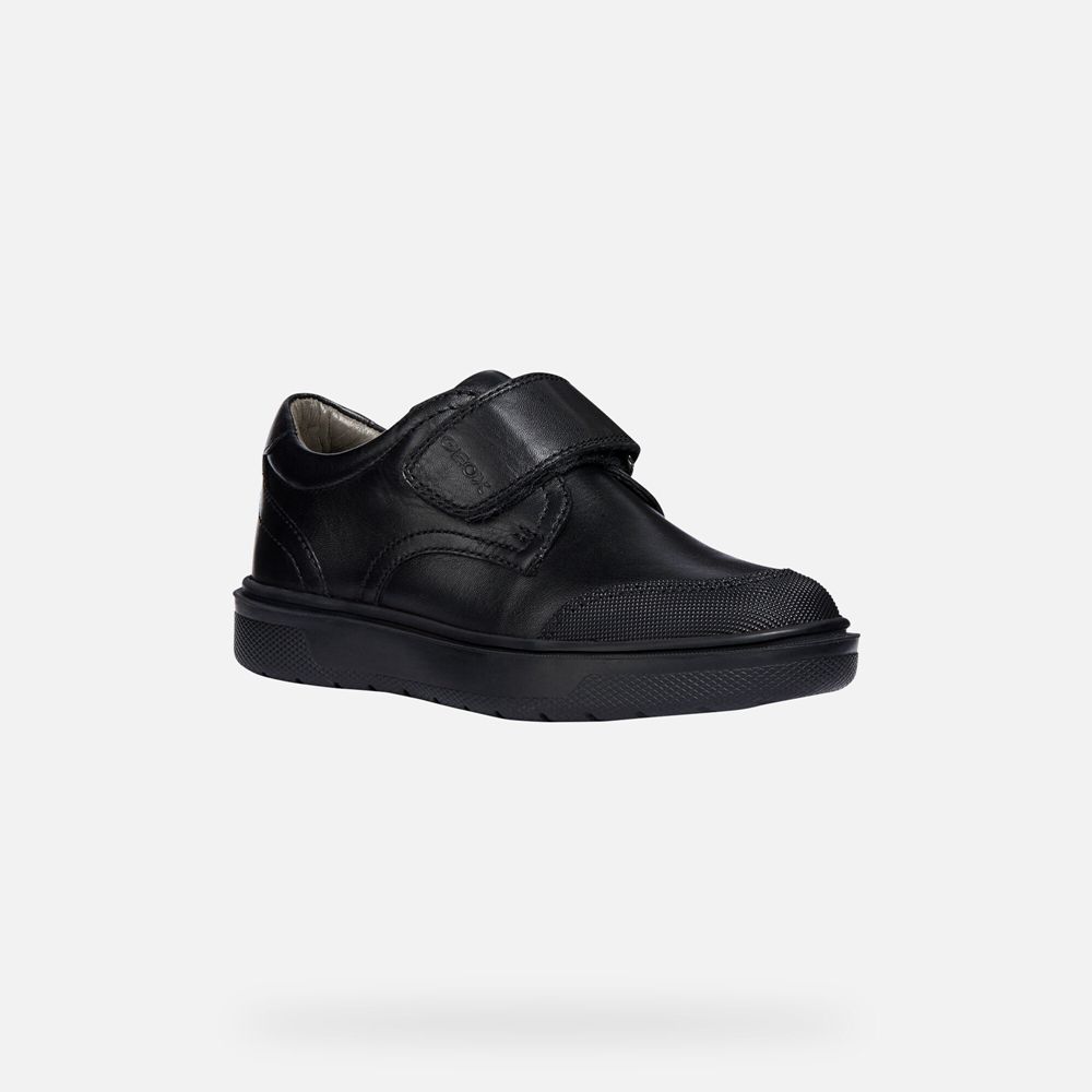 Geox Sneakers Black Riddock - Geox Boys Shoes - GJNWXS281